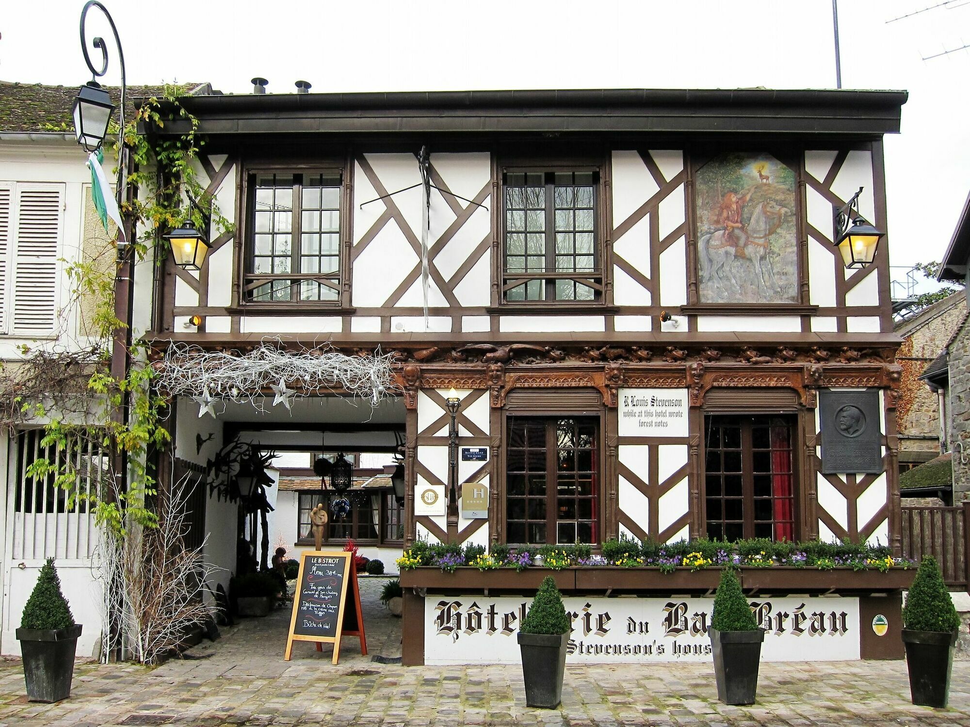 Hotellerie Du Bas-Breau Barbizon Exterior photo